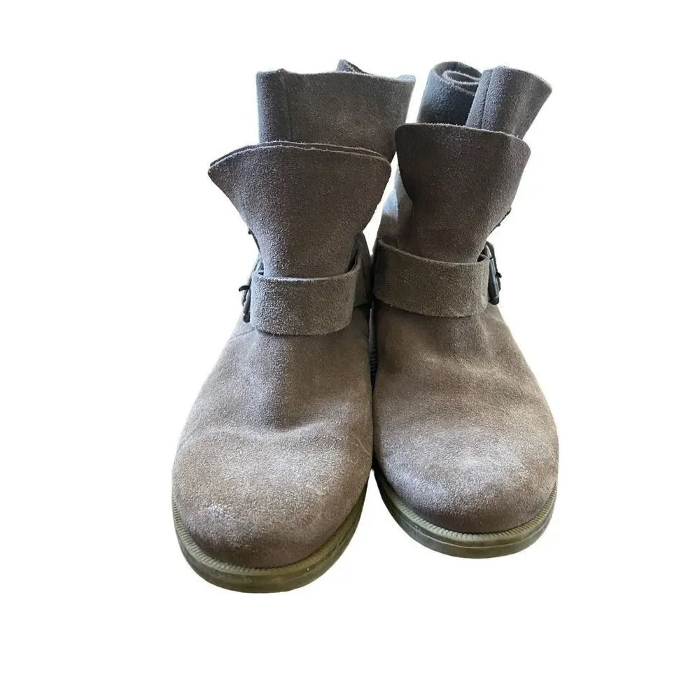 Kenneth Cole Reaction Leather Suede Booties